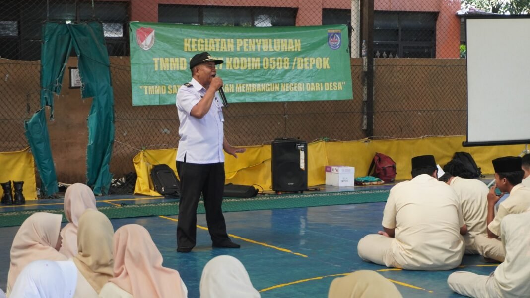 Kodim 0508/Depok Laksanakan Penyuluhan Narkoba di SMK Islam Arridho untuk Generasi Muda