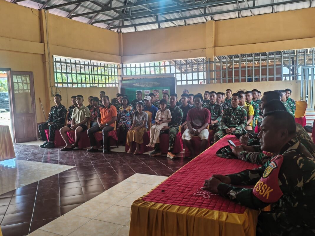 Pelatihan Tanggap Bencana untuk Masyarakat Desa Wonosari oleh Satgas TMMD 127 Kodim 0430/BA