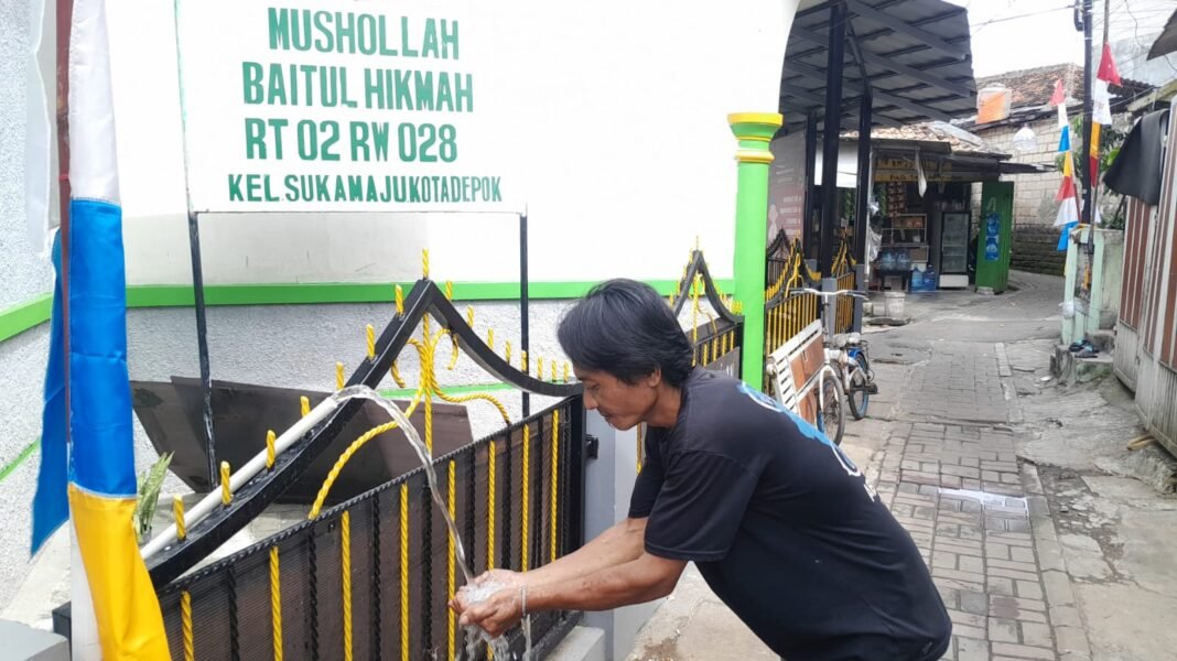 Pembangunan Sumur Bor di Mushallah Baitul Hikmah Hampir Rampung, TMMD Kodim 0508/Depok Siap Finalisasi