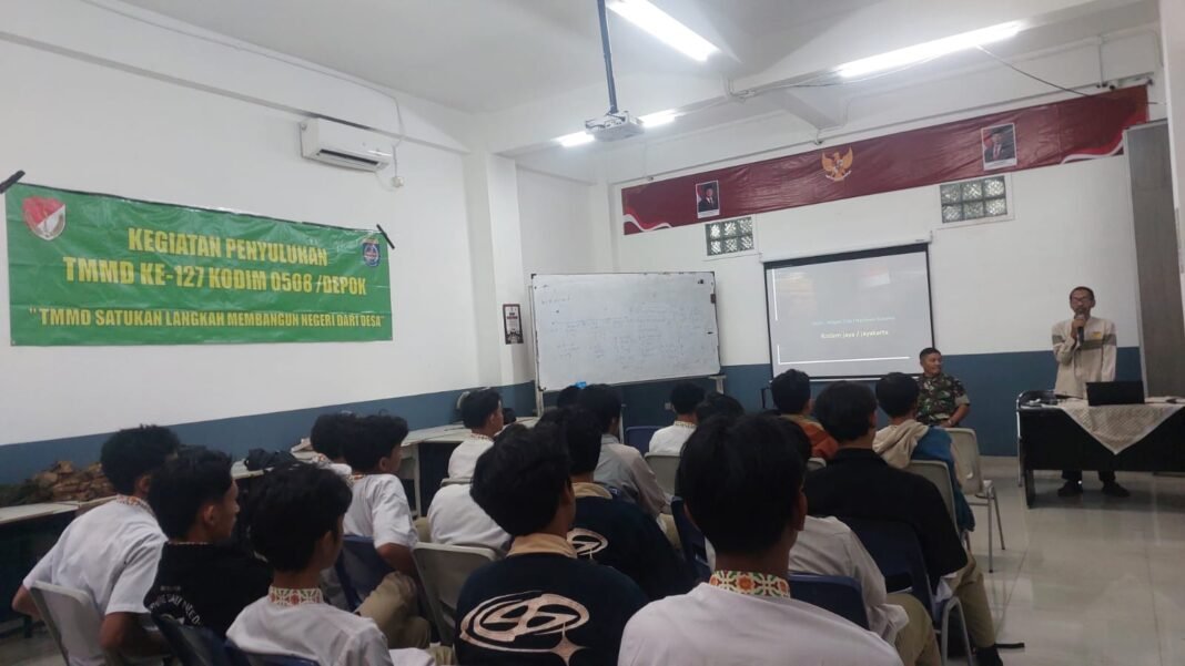 Kodim 0508/Depok Adakan Penyuluhan Wawasan Bela Negara di SMPIT/SMAIT Tunas Bangsa