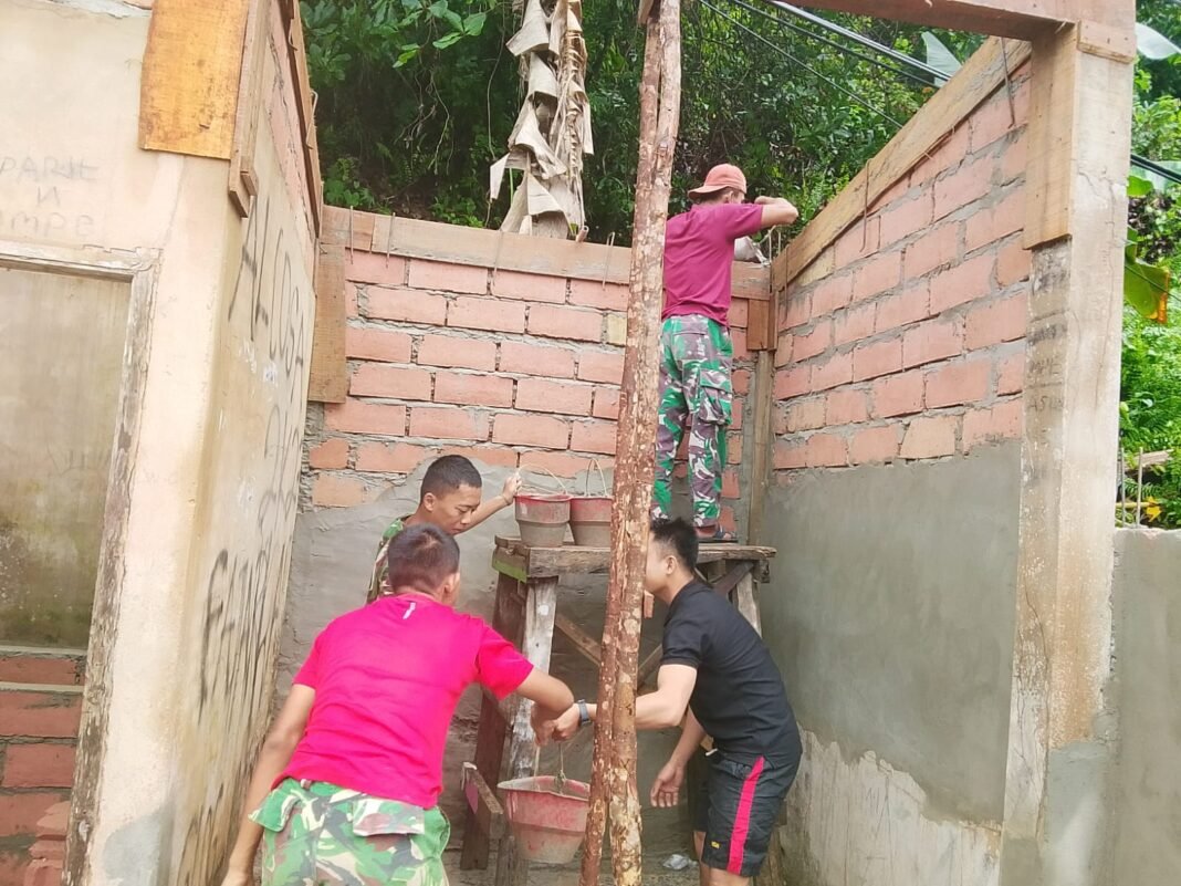 TMMD ke-127 Kendari: Fokus Pembangunan MCK untuk Sanitasi Lebih Baik di Sambuli