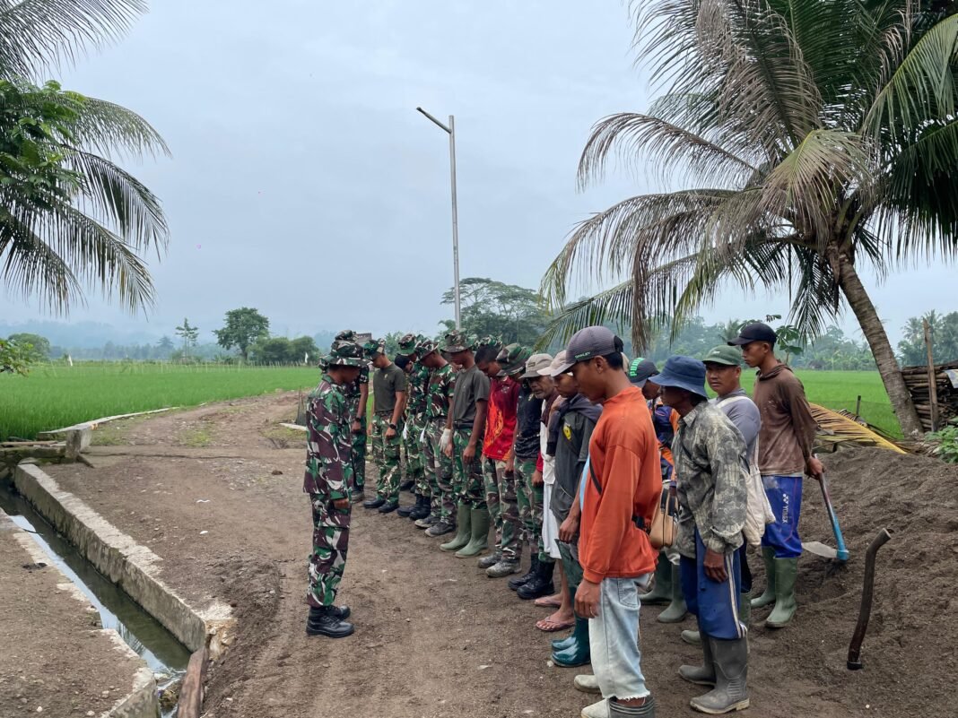 Masyarakat Pesawaran Sambut Positif Kehadiran Satgas TMMD Ke-127