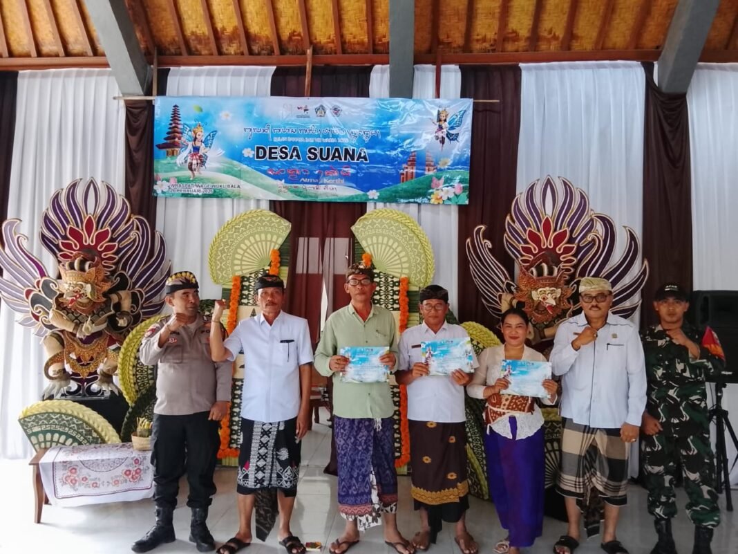 Babinsa Nusa Penida Dikerahkan untuk Sukseskan Bulan Bahasa Bali Ke VIII