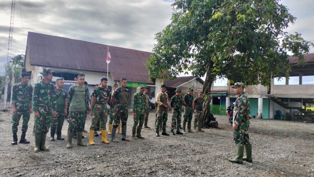 Satgas TMMD Ke-127 Optimalkan Pelaksanaan Sasaran Lewat Apel Pagi