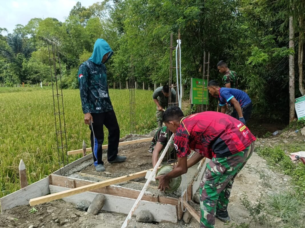 TMMD ke-127 Kodim 0116/Nagan Raya Jajaran Korem 012/TU Perkuat Kemanunggalan TNI-Rakyat