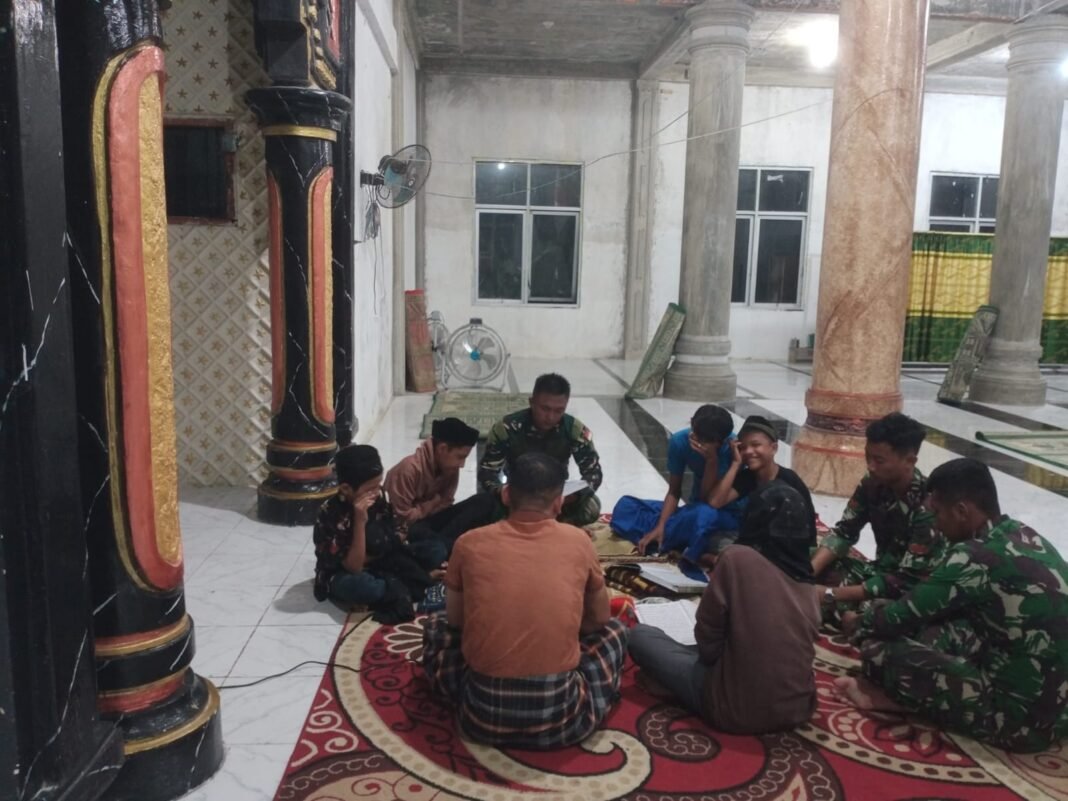 Tadarus Bersama Satgas TMMD Pererat Ikatan TNI dan Masyarakat