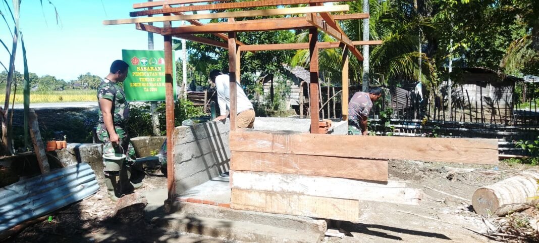 Sinergi Satgas dan Masyarakat, Jajaran Korem 012/TU Tuntaskan Sasaran Fisik TMMD