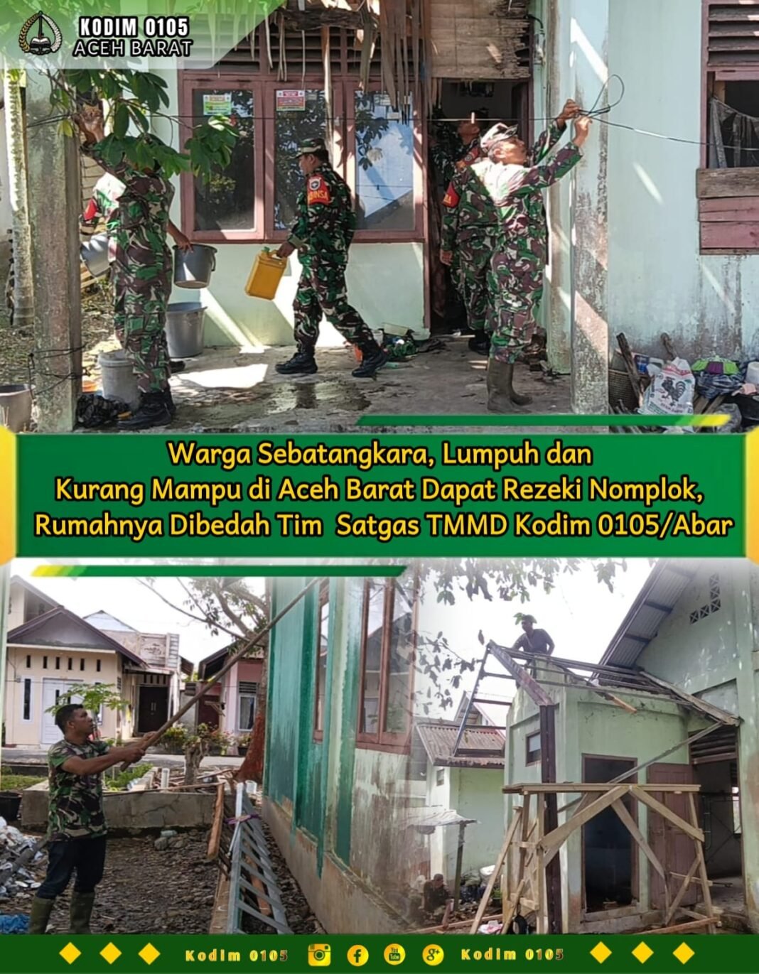 Hidup Sebatangkara, Fatdjeri Dapat Rumah Layak dari TMMD