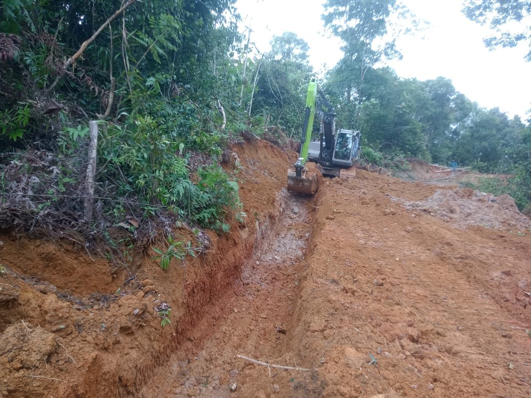 Meski Berpuasa, Satgas TMMD Tetap Maksimalkan Pembangunan Jalan