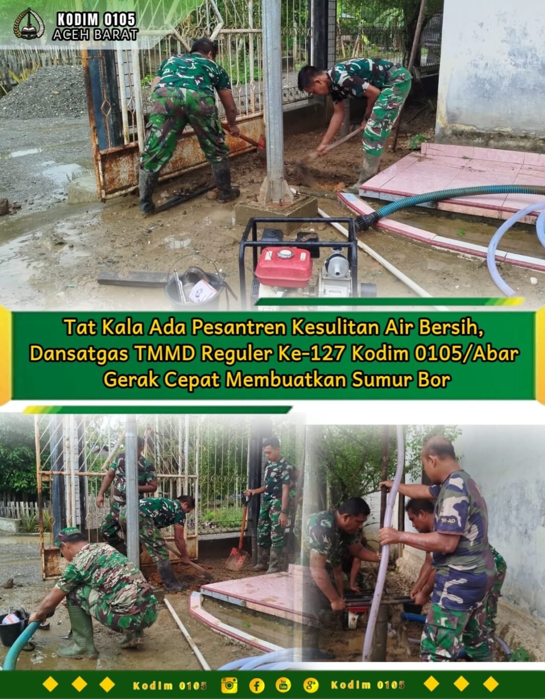 Krisis Air Tak Berlarut, Satgas TMMD Segera Bertindak