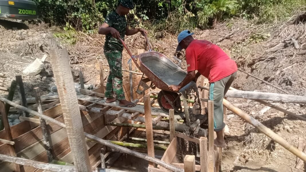 TMMD ke-127 Kodim 0116/Nagan Raya Jajaran Korem 012/TU Maksimalkan Sasaran Fisik