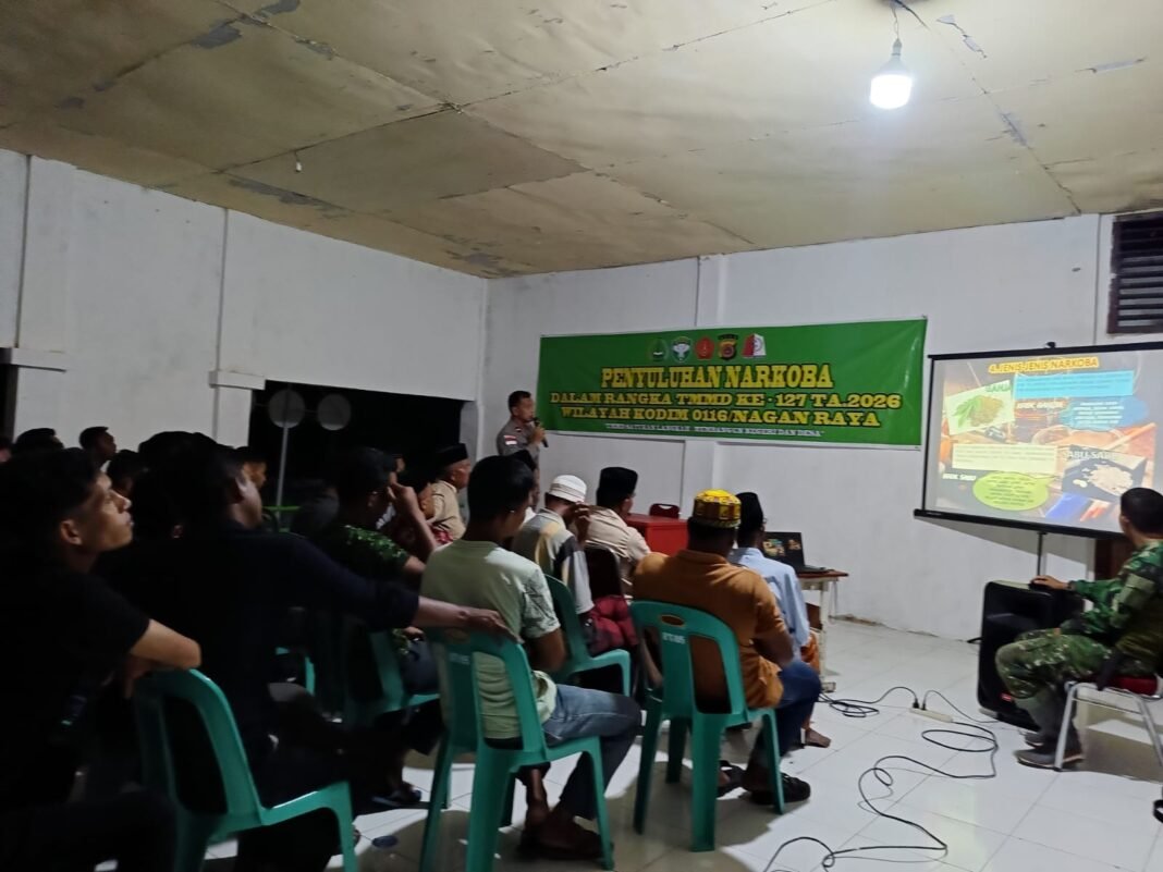 Malam Edukasi TMMD, Warga Ujong Blang Tunjukkan Antusiasme