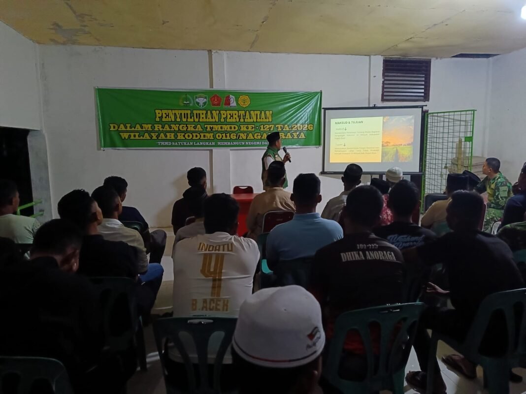 Satgas TMMD Tanam Benih Pengetahuan untuk Masa Depan Petani