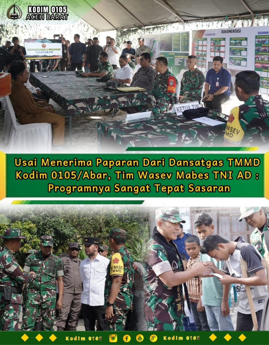 Sinergi TNI dan Pemda Percepat Pembangunan Desa