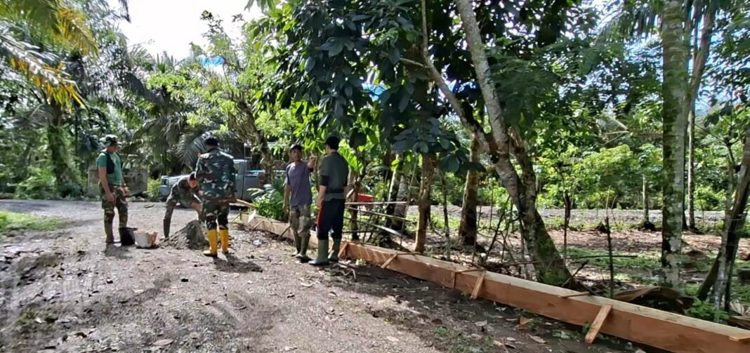 Satgas TMMD Tanam Fondasi Kemajuan di Aceh Barat