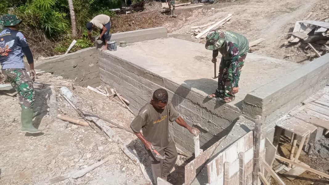 Gotong Royong Tanpa Lelah, TMMD Ke-127 Bangun Saluran Pengendali Banjir