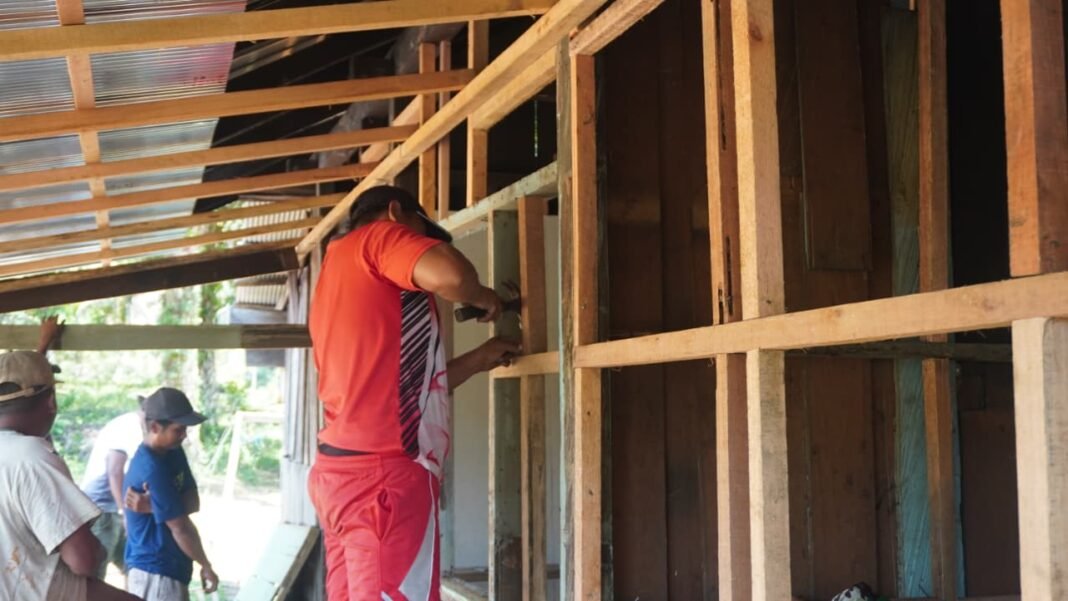 Progres Pembangunan Rumah Layak, Hendri Yuli Rianto Bersyukur atas Dukungan Satgas TMMD 127