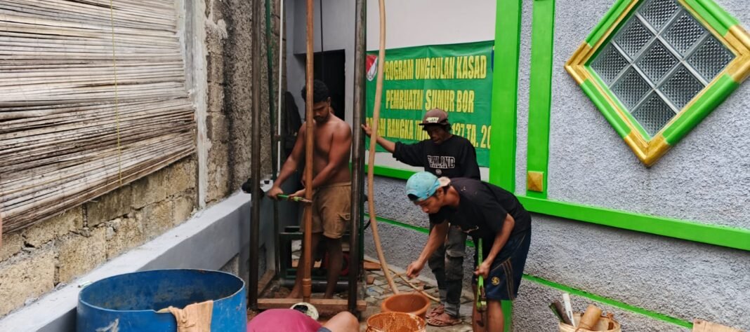 Selesainya Pembangunan Sumur Bor di MI Darul Falah II