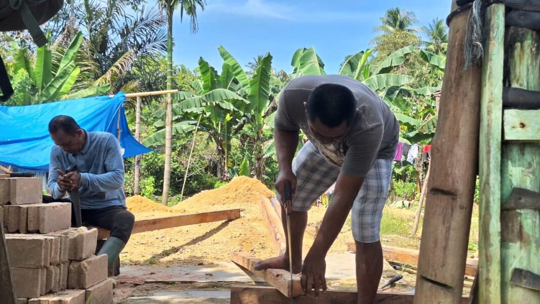 Ketukan Pahat Satgas TMMD 127 Tanda Harapan Baru bagi Warga Sambuli