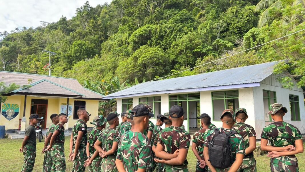 Apel Pagi TMMD 127 Kodim 1804/Kaimana Memperkuat Disiplin dan Kesiapsiagaan Personel