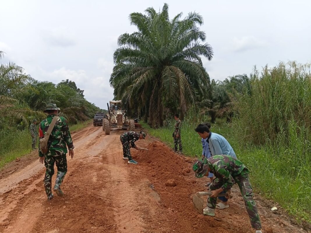 Progres Pembangunan Jalan Wonosari–Rukun Makmur Capai 68 Persen, Satgas TMMD 127 Terus Berupaya