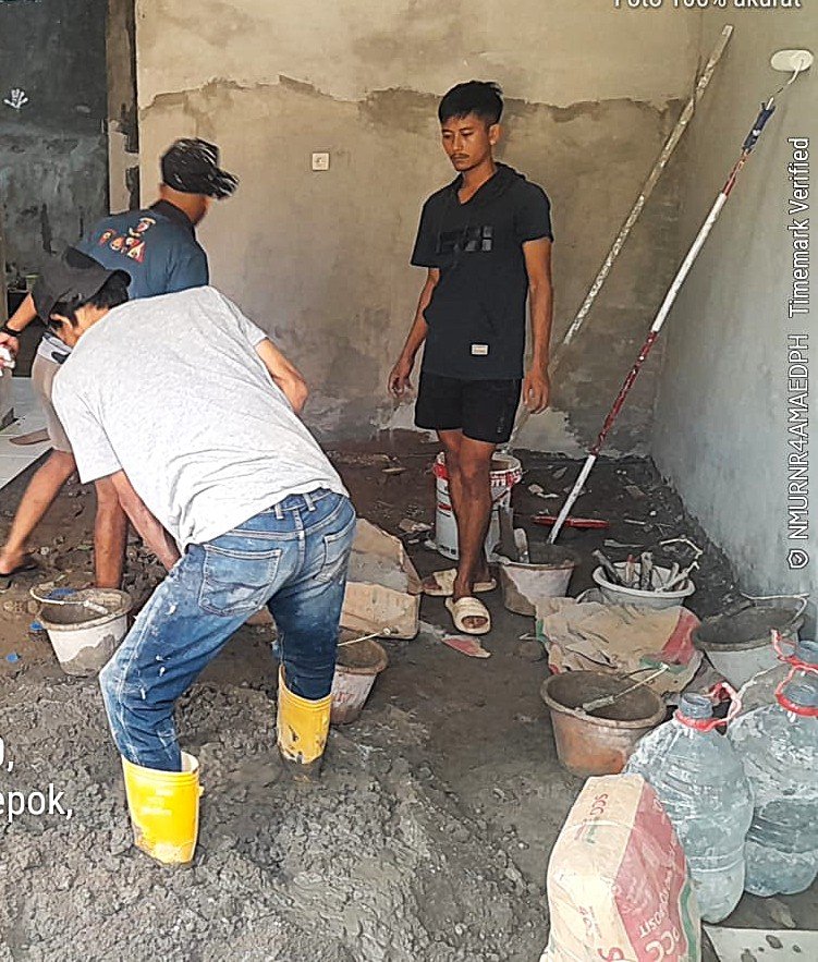 Progres Renovasi Rumah di Cilodong Mencapai 70 Persen dalam TMMD