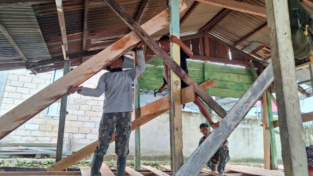 Kepatuhan pada Keselamatan Kerja, Satgas TMMD 127 Tetap Konsisten di Lapangan