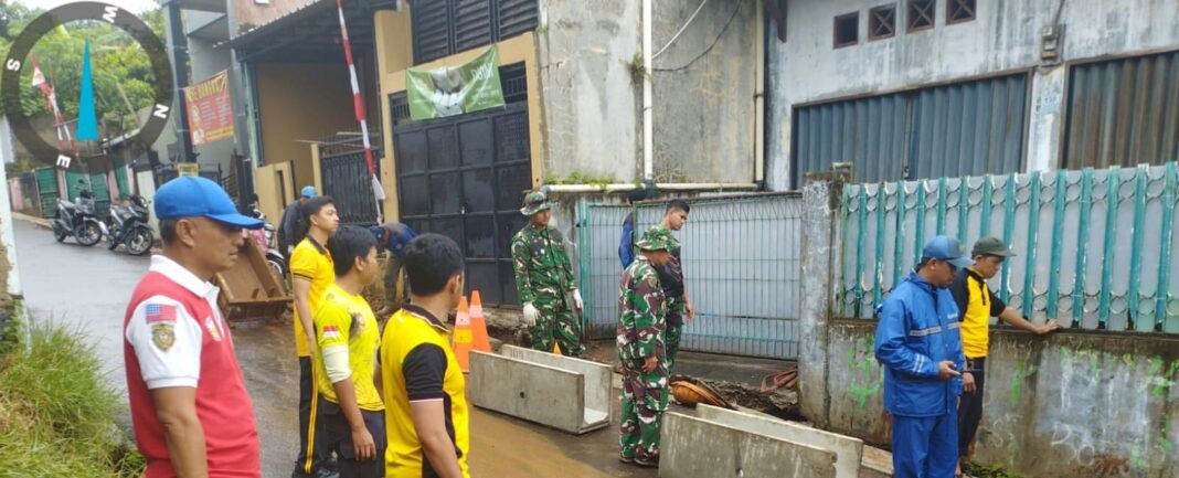 Kodim 0508/Depok Percepat Pembangunan Infrastruktur dalam Program TMMD Ke-127