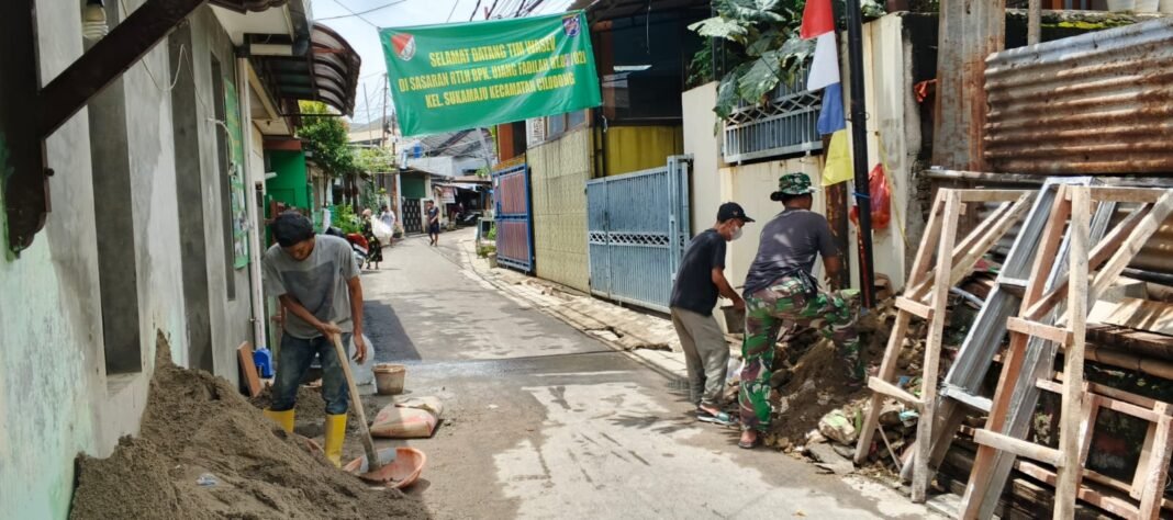 Kemajuan TMMD Ke-127 di Depok: Sinergi TNI dan Warga dalam Renovasi Rumah Tak Layak Huni