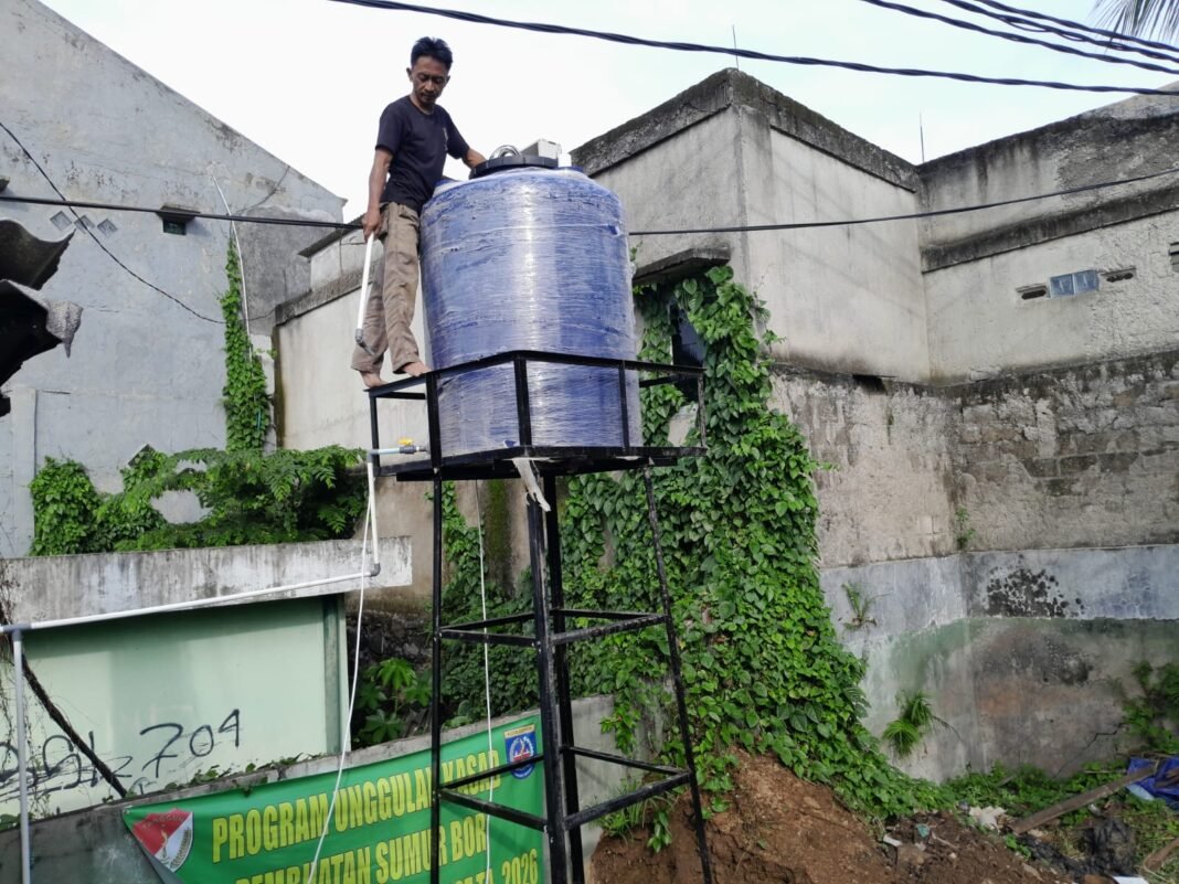 Satgas TMMD Selesaikan Tiga Sumur Bor untuk Akses Air Bersih di Depok