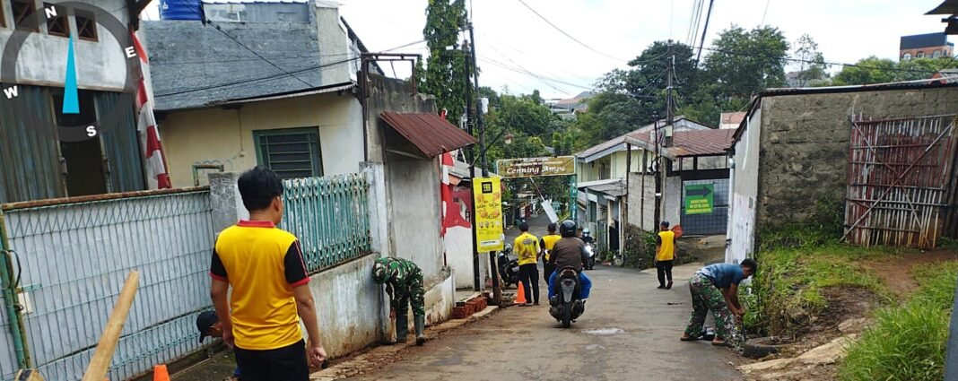 Warga Sukamaju Beri Dukungan untuk Satgas TMMD Kodim Depok atas Pembangunan Drainase