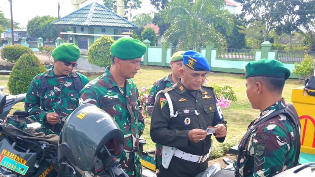 Tingkatkan Kesadaran Berkendara, Denpom II/1 Gelar Sosialisasi Ops Gaktib Yustisi di MukoMuko