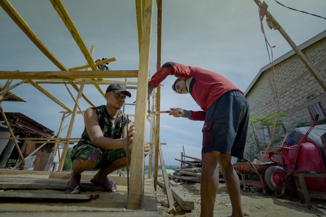 Transformasi Gubuk Menjadi Rumah Layak, TMMD 127 Membawa Harapan Baru bagi Warga