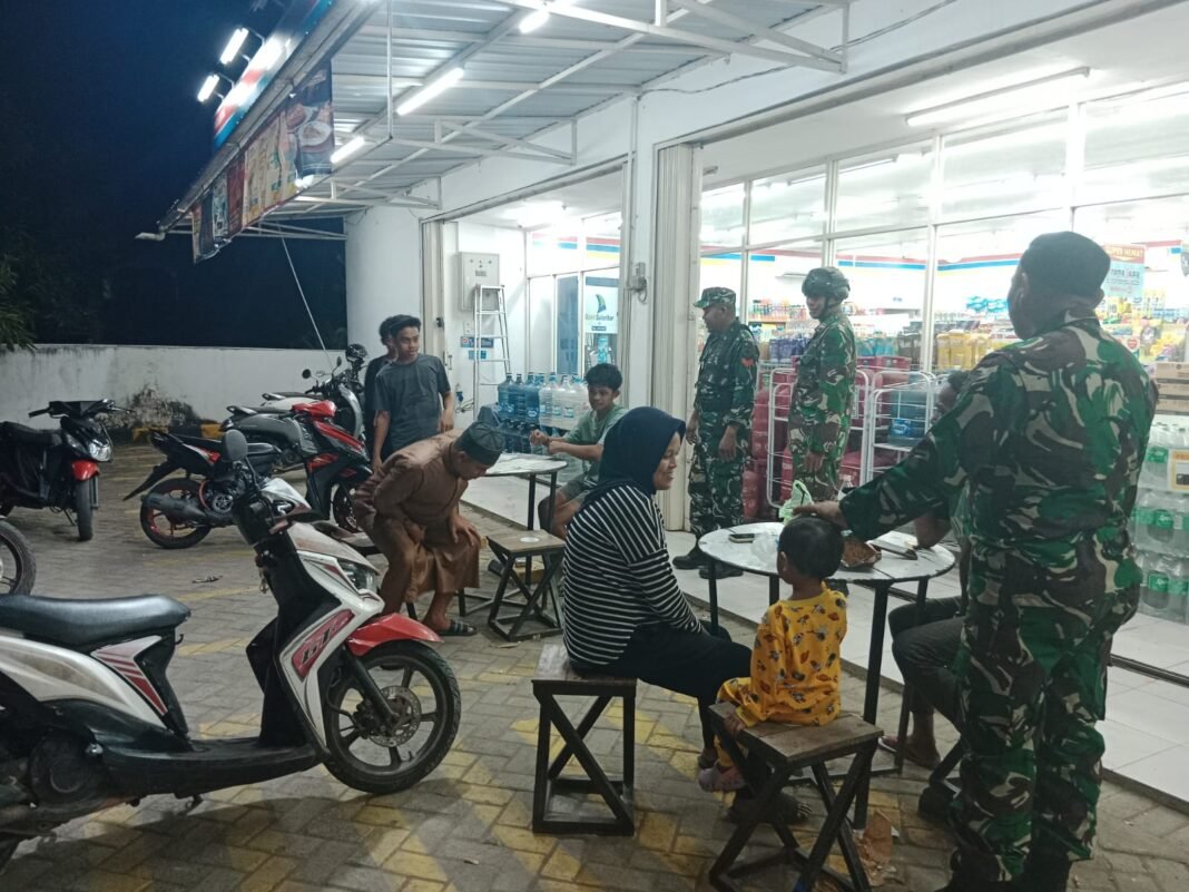 Kolaborasi Koramil 01/Panca Lautang Gelar Patroli Siskamling untuk Keamanan Wilayah