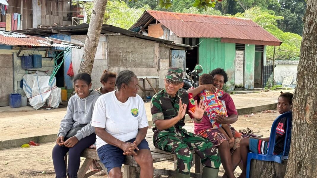 Komandan TMMD Ajak Warga Namatota Lindungi Keindahan Terumbu Karang