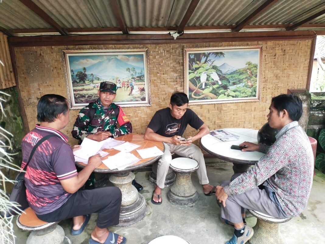 Koordinasi Aparat Desa Kayubihi Siapkan Keamanan Menjelang Nyepi