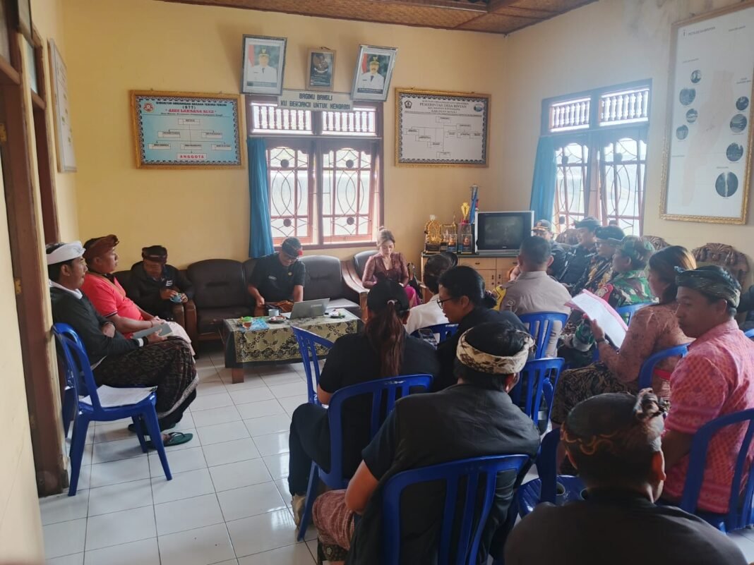 Babinsa Ikuti Sosialisasi Pemilihan Perbekel Desa Binyan 2026