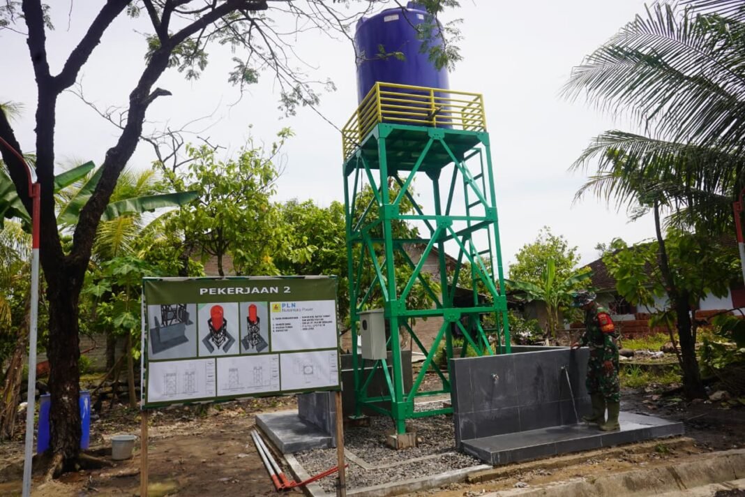 Proyek TMMD ke-127: Saluran Pipa Sumur Bor di Desa Kubu Batu Siap Mengalirkan Air Bersih