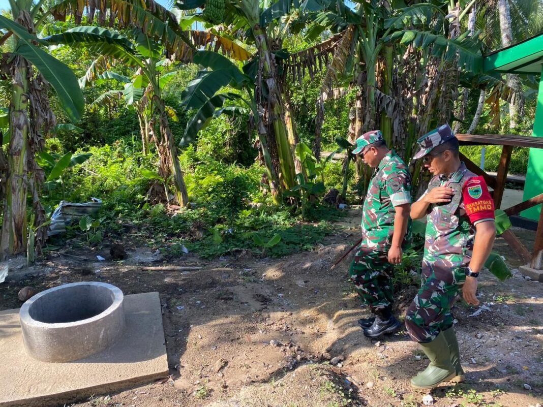 Danrem 182/Jazira Onim Tinjau Langsung Hasil TMMD 127 di Kampung Sisir