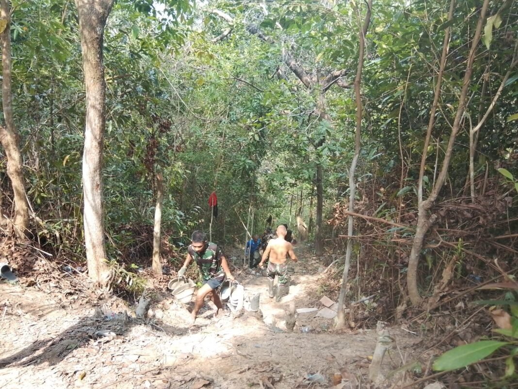 TMMD 127: Pembangunan Bak Penampungan Air di Sambuli Diharapkan Tingkatkan Kesehatan Warga