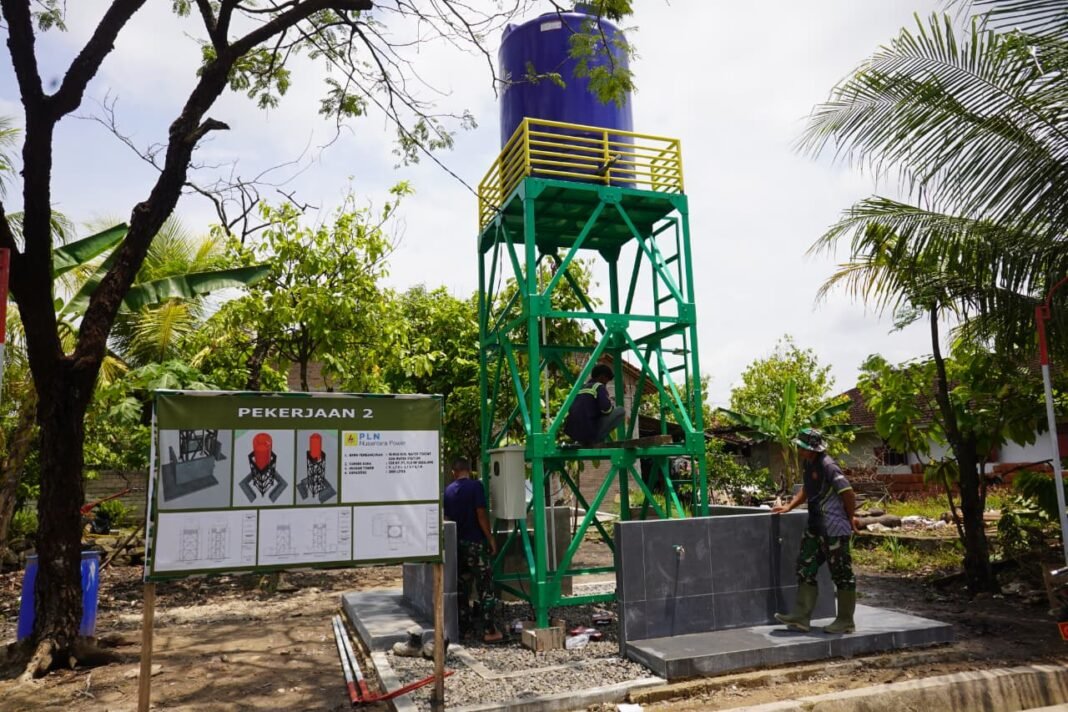 Sumur Bor TMMD di Tanjung Rejo Siap Layani Warga