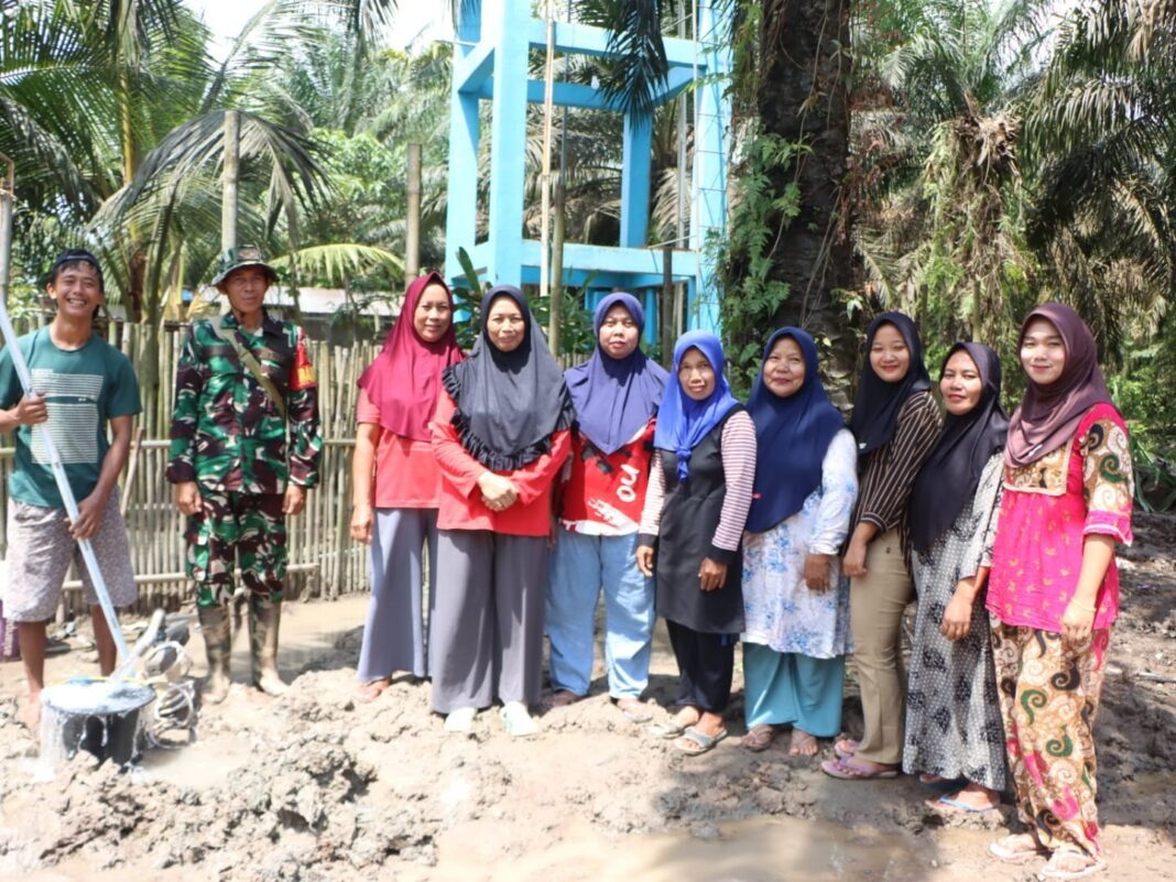 Terima Kasih dari Ibu-Ibu Desa Wonosari untuk Satgas TMMD 127 atas Pembangunan Sumur Bor