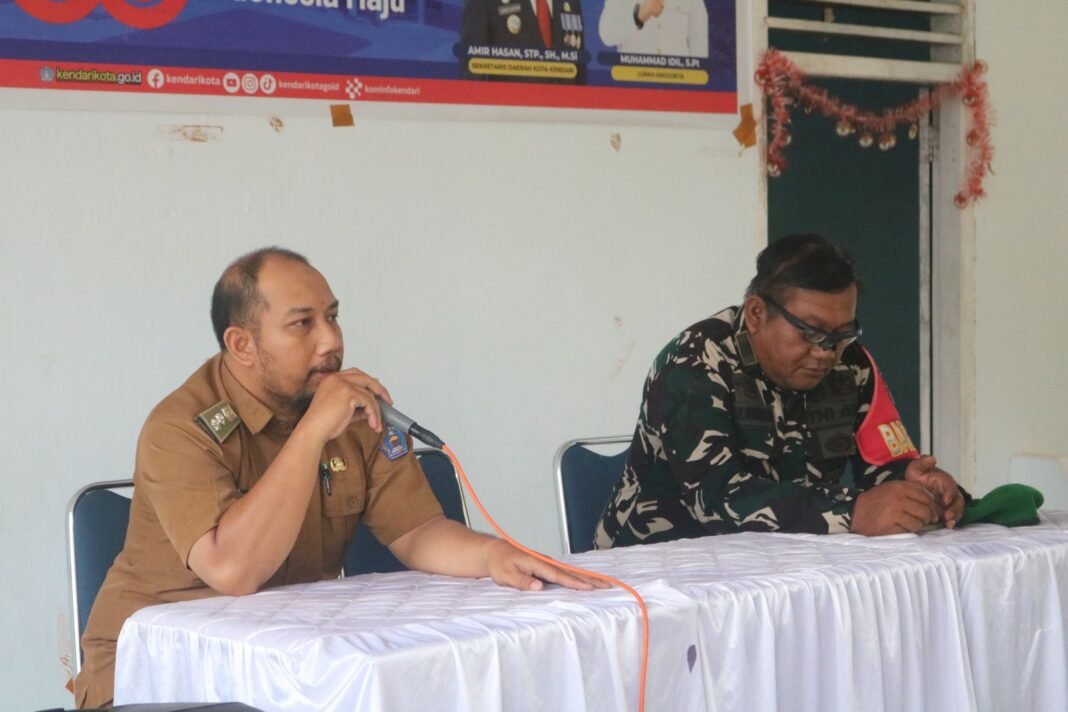 Satgas TMMD 127 Kodim 1417/Kendari Adakan Penyuluhan Wawasan Kebangsaan di Anggoeya