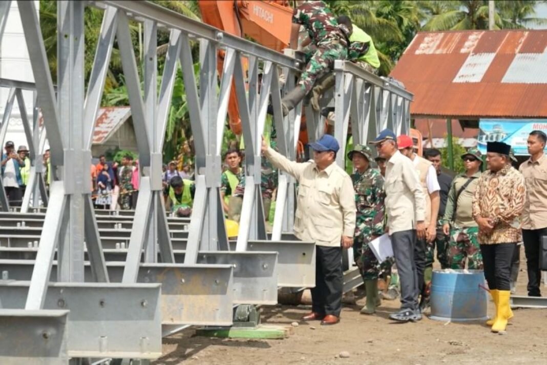 Peresmian 218 Jembatan Secara Daring Oleh Presiden RI Dihadiri Pejabat Kodam XV/Pattimura