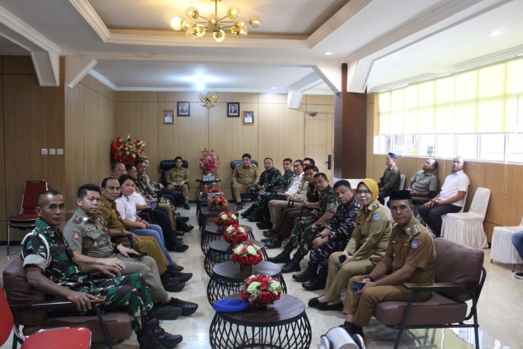 Dandim Bitung dan Forkopimda Bahas Keamanan Kota di Rapat Koordinasi