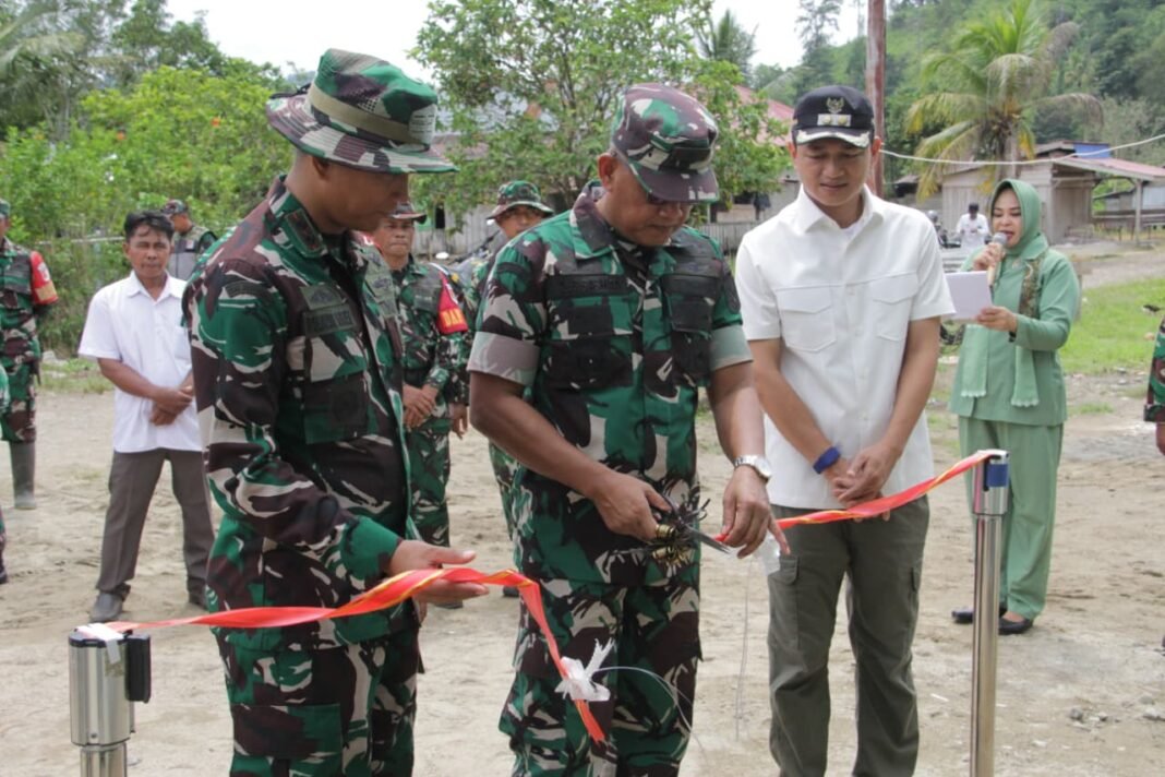 Brigjen Agus Sasmita Resmikan Masjid TMMD di Dusun Ogomolobu