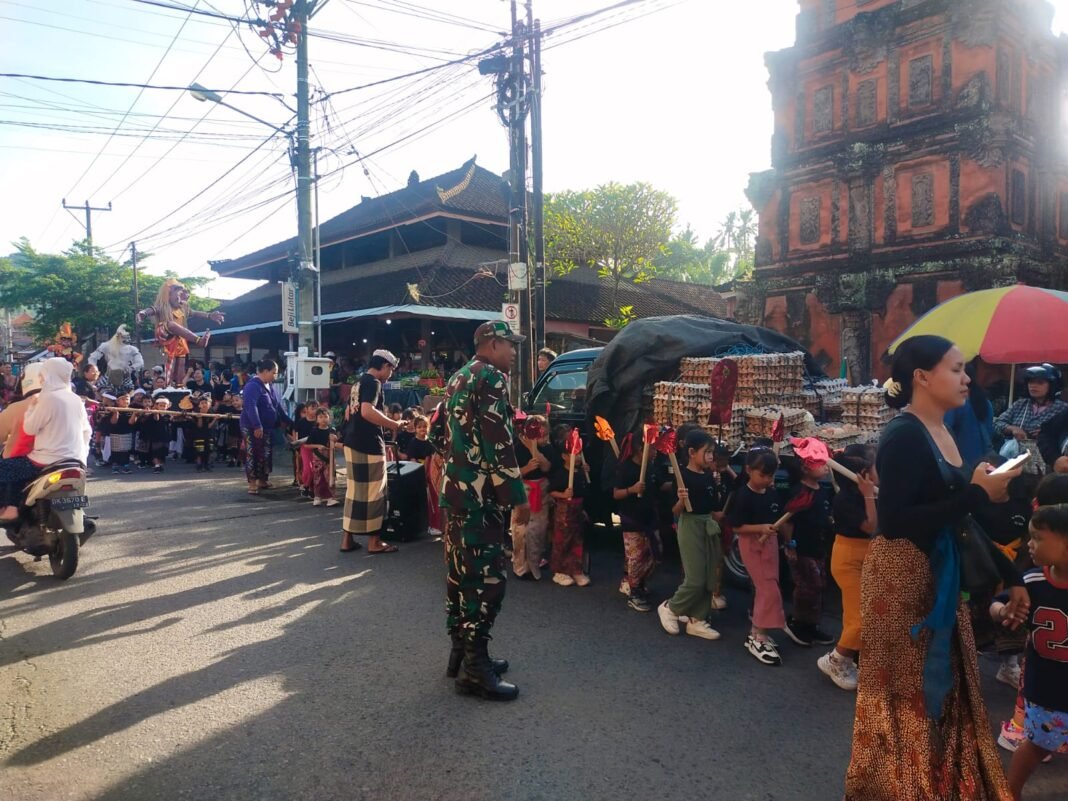 Pawai Ogoh-Ogoh TK di Klungkung, Dandim Tegaskan Peran Babinsa Dalam Pelestarian Tradisi