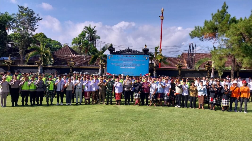 Operasi Ketupat Agung 2026: Bupati Klungkung Pimpin Apel Gelar Pasukan untuk Keamanan Idul Fitri