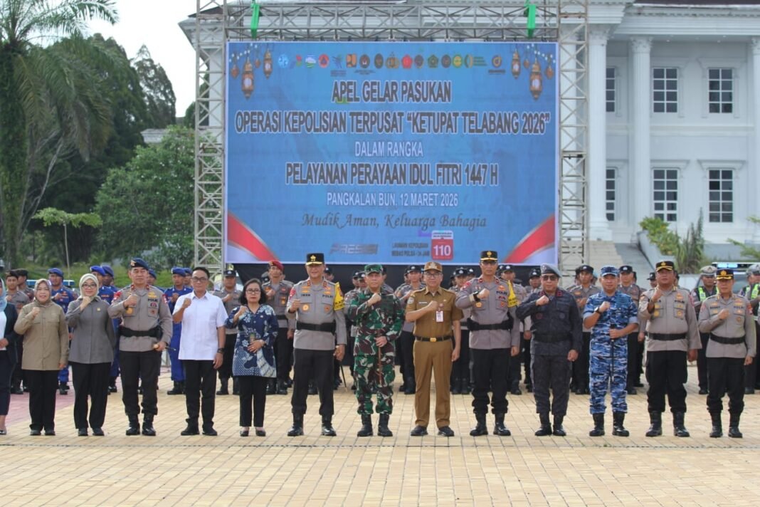 Gelar Pasukan Operasi Ketupat Telabang 2026 di Pangkalan Bun, Pangdam XXII/TB Soroti Pentingnya Sinergitas Pengamanan Idul Fitri