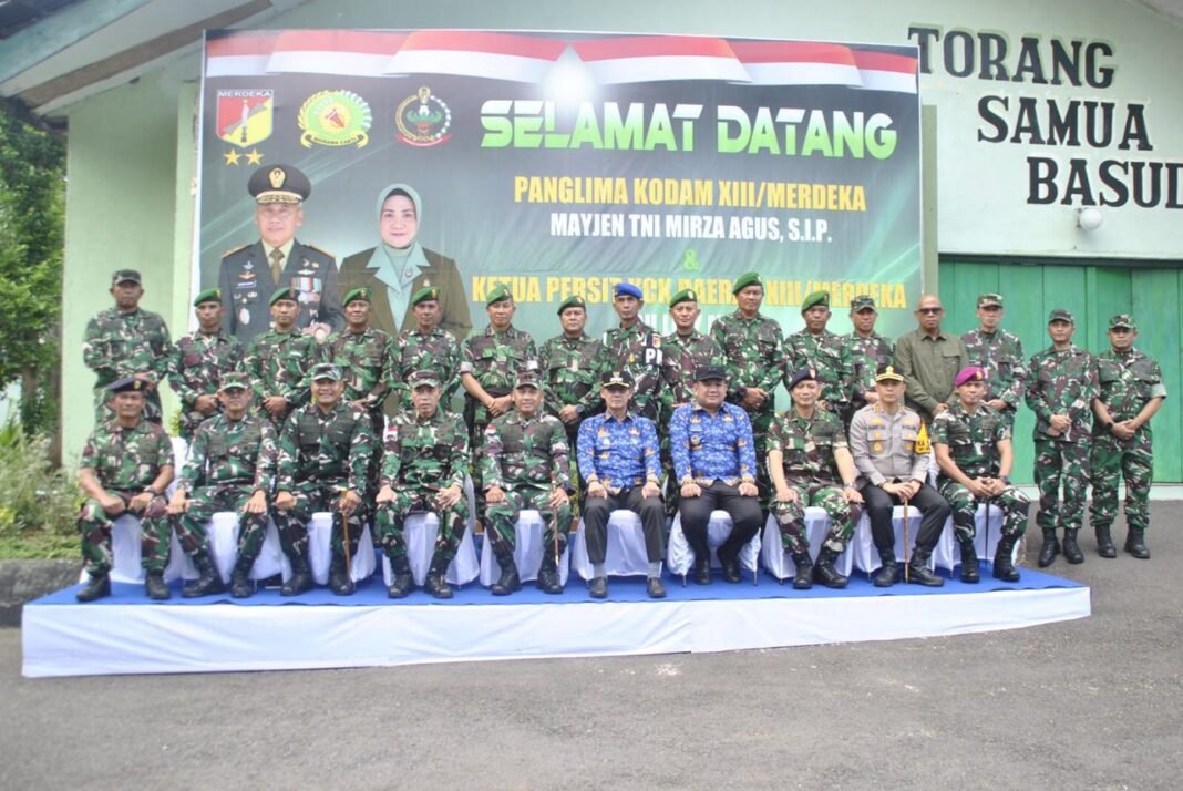 Pangdam XIII/Merdeka Lakukan Safari Ramadhan dan Kunjungan Kerja di Kodim 1310/Bitung